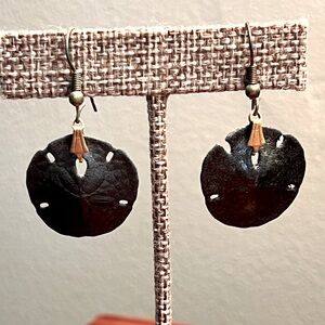 Real Sand dollar earrings
